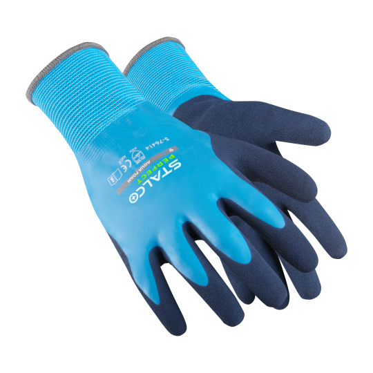 Latex coated gloves