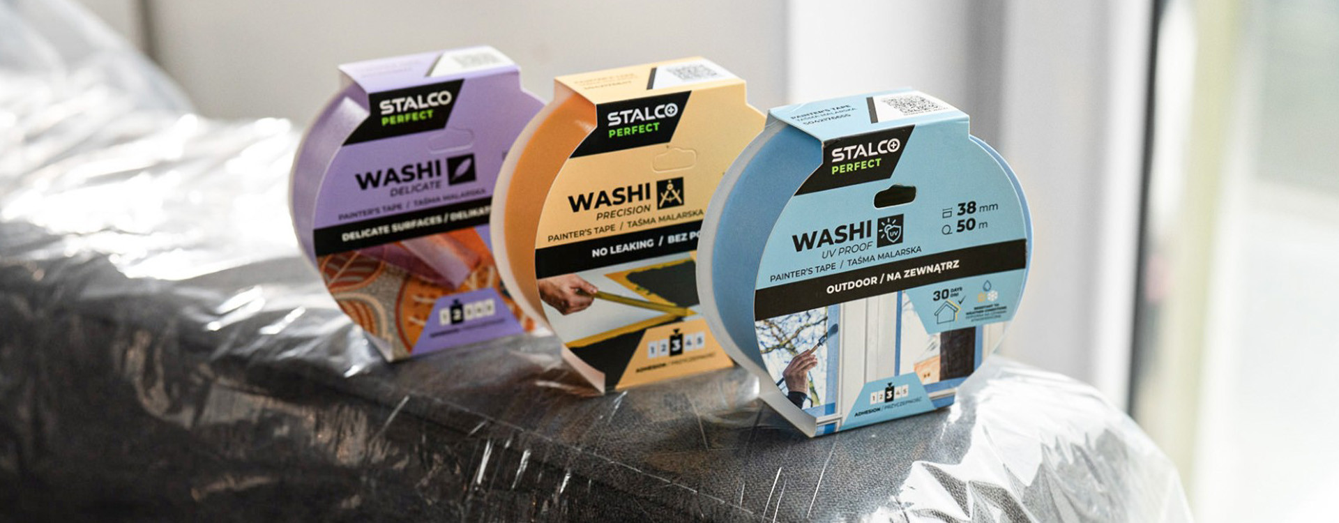 Rodzaje taśm malarskich – jaką wybrać do wnętrz, a jaką na zewnątrz?