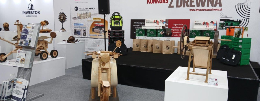 Konkurs "Wyczarowane z Drewna" z naszym wsparciem na Targach Drema 2025