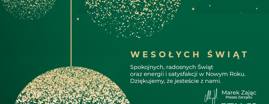 Świąteczne życzenia od STALCO